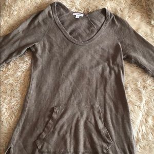 James Perse Thin Sweatshirt Tunic